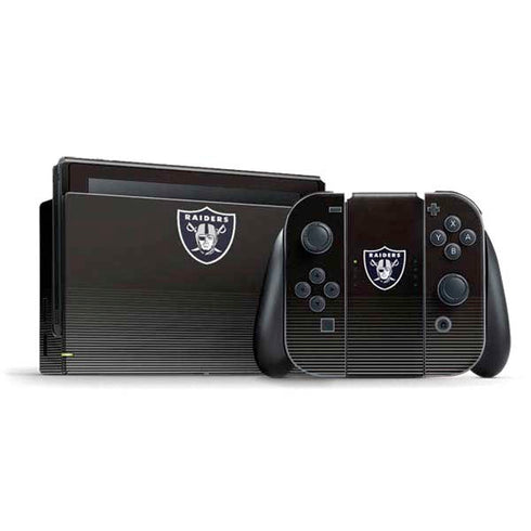 NFL Las Vegas Raiders Breakaway Nintendo Switch Bundle Skin