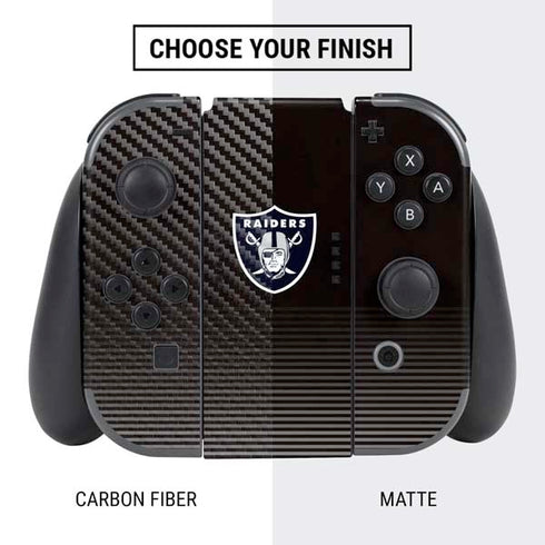 NFL Las Vegas Raiders Breakaway Nintendo Switch Bundle Skin