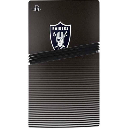 NFL Las Vegas Raiders Breakaway PS5 Pro Console Skin