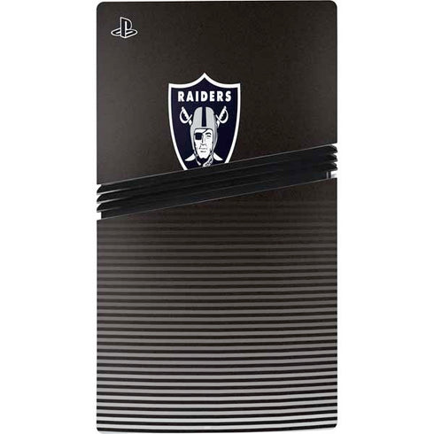 NFL Las Vegas Raiders Breakaway PS5 Pro Disk Console Skin