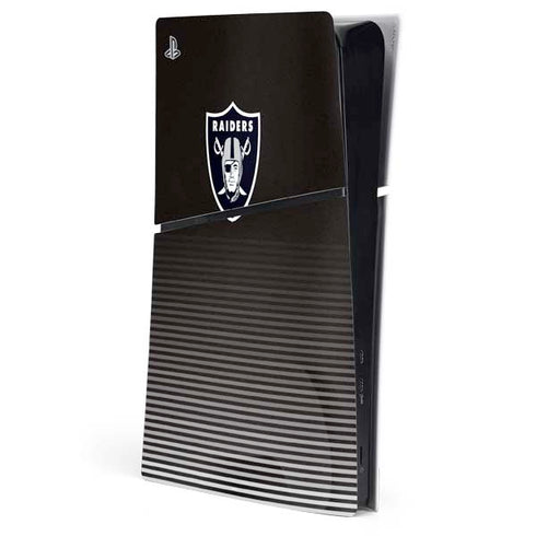 NFL Las Vegas Raiders Breakaway PS5 Slim Digital Edition Console Skin