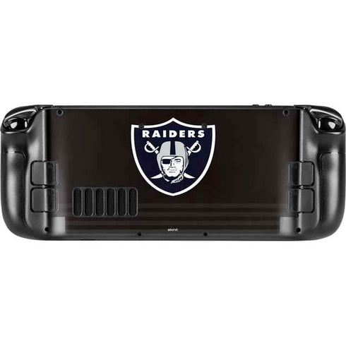 NFL Las Vegas Raiders Breakaway Steam Deck Handheld Gaming Computer Skin