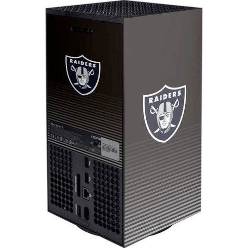 NFL Las Vegas Raiders Breakaway XBox Series X Digital Edition Console Skin