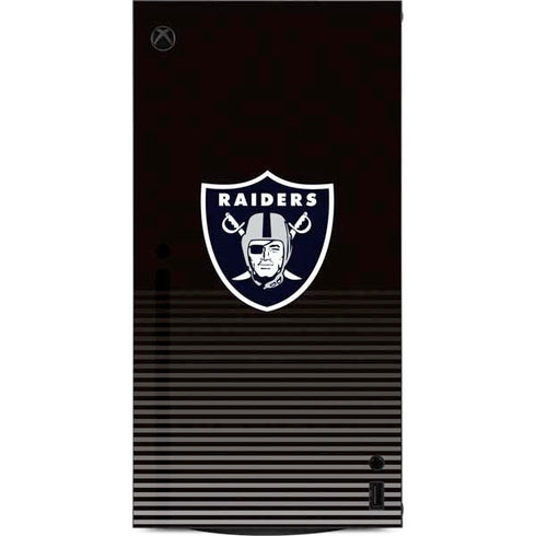 NFL Las Vegas Raiders Breakaway XBox Series X Digital Edition Console Skin