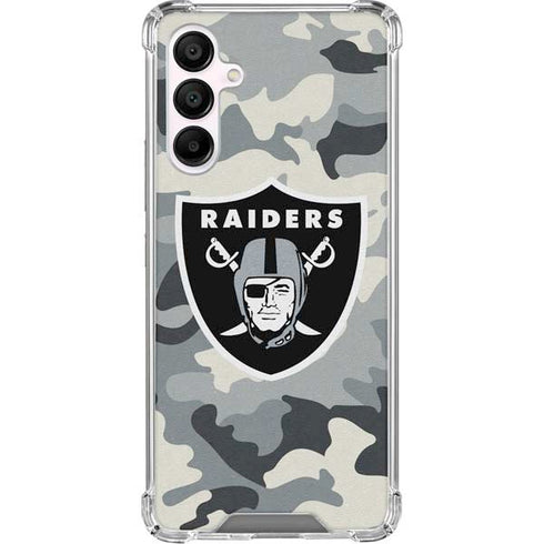 NFL Las Vegas Raiders Camo Galaxy A16 5G Clear Case