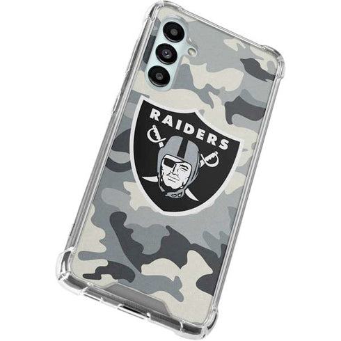 NFL Las Vegas Raiders Camo Galaxy A16 5G Clear Case