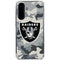 NFL Las Vegas Raiders Camo Galaxy A36 5G Clear Case