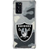 NFL Las Vegas Raiders Camo Galaxy Note20 5G Clear Case