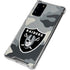 NFL Las Vegas Raiders Camo Galaxy Note20 5G Clear Case