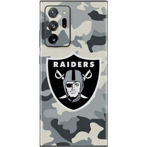 NFL Las Vegas Raiders Camo Galaxy Note20 Ultra 5G Skin