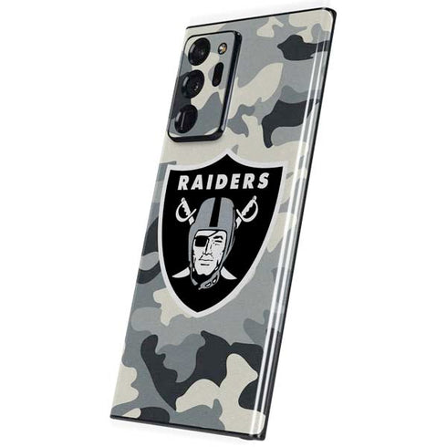 NFL Las Vegas Raiders Camo Galaxy Note20 Ultra 5G Skin