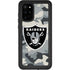 NFL Las Vegas Raiders Camo Galaxy S20 Plus Waterproof Case