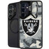 NFL Las Vegas Raiders Camo Galaxy S24 FE Kickstand Case