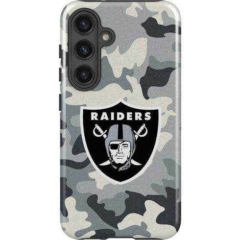 NFL Las Vegas Raiders Camo Galaxy S25 Plus Impact Case