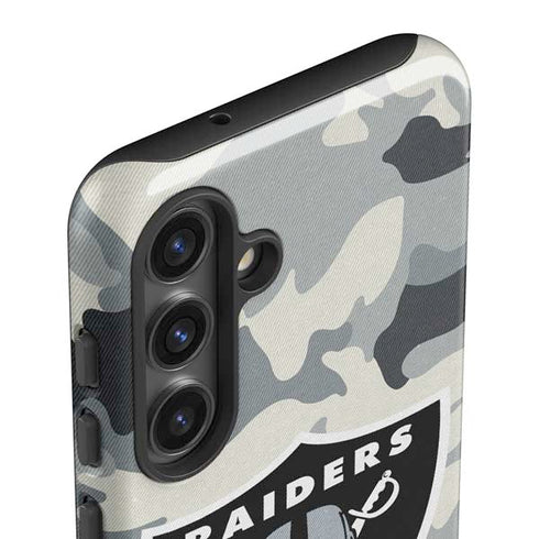 NFL Las Vegas Raiders Camo Galaxy S25 Plus Impact Case