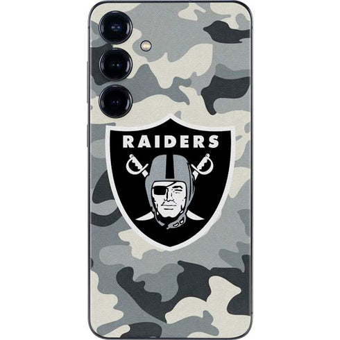 NFL Las Vegas Raiders Camo Galaxy S25 Plus Skin