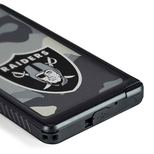 NFL Las Vegas Raiders Camo Galaxy S24 Ultra Waterproof Case