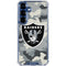 NFL Las Vegas Raiders Camo Galaxy S25 Clear Case