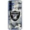 NFL Las Vegas Raiders Camo Galaxy S25 Plus Clear Case