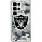 NFL Las Vegas Raiders Camo Galaxy S25 Ultra Clear Case