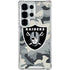 NFL Las Vegas Raiders Camo Galaxy S25 Ultra Clear Case