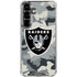 NFL Las Vegas Raiders Camo Galaxy S26 Clear Case