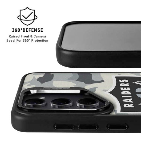 NFL Las Vegas Raiders Camo Galaxy S26 Ultra Kickstand Case
