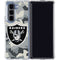 NFL Las Vegas Raiders Camo Galaxy Z Fold5 5G Clear Case
