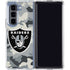 NFL Las Vegas Raiders Camo Galaxy Z Fold5 5G Clear Case