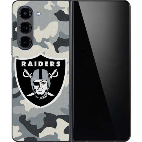NFL Las Vegas Raiders Camo Galaxy Z Fold5 5G Skin