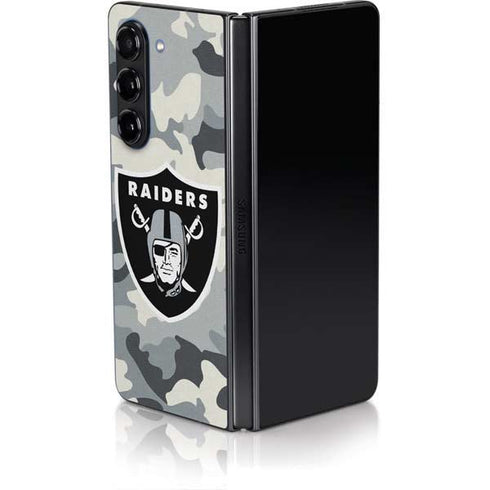 NFL Las Vegas Raiders Camo Galaxy Z Fold5 5G Skin