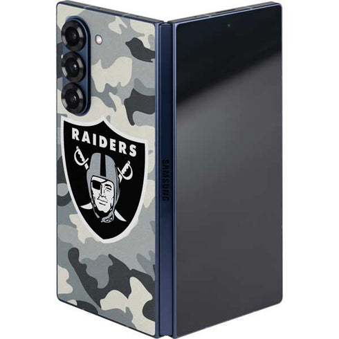 NFL Las Vegas Raiders Camo Galaxy Z Fold6 Skin