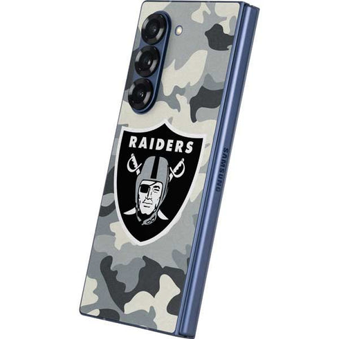 NFL Las Vegas Raiders Camo Galaxy Z Fold6 Skin