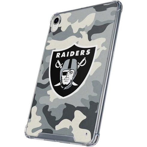 NFL Las Vegas Raiders Camo iPad 11th Gen (2025) Clear Case