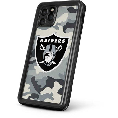NFL Las Vegas Raiders Camo iPhone 11 Pro Waterproof Case