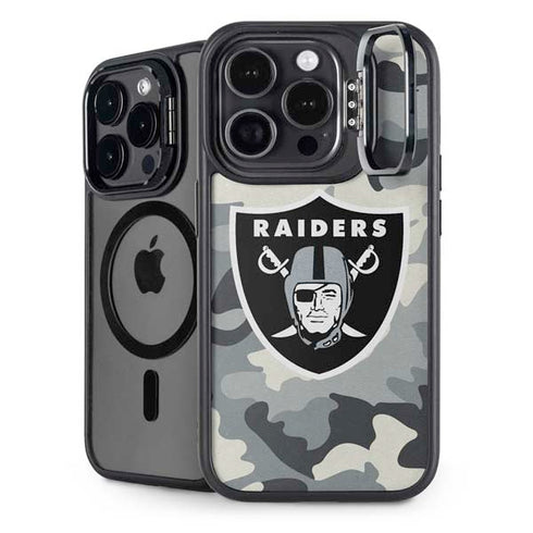 NFL Las Vegas Raiders Camo iPhone 14 Pro Max Kickstand Case