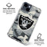 NFL Las Vegas Raiders Camo iPhone 15 Clear Case