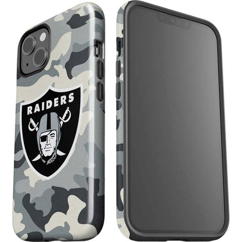 NFL Las Vegas Raiders Camo iPhone 15 Impact Case