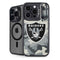 NFL Las Vegas Raiders Camo iPhone 15 Pro Max Kickstand Case