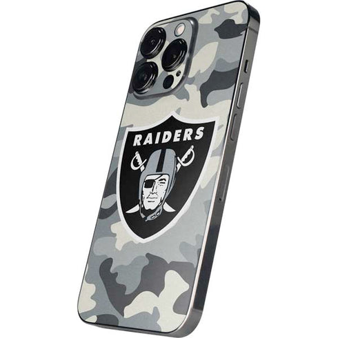 NFL Las Vegas Raiders Camo iPhone 15 Pro Max Skin