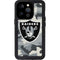 NFL Las Vegas Raiders Camo iPhone 15 Pro Waterproof Case