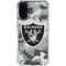 NFL Las Vegas Raiders Camo iPhone 16 Clear Case