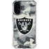 NFL Las Vegas Raiders Camo iPhone 16 Clear Case