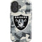 NFL Las Vegas Raiders Camo iPhone 16 Plus Impact Case
