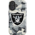 NFL Las Vegas Raiders Camo iPhone 16 Plus Impact Case