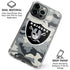 NFL Las Vegas Raiders Camo iPhone 16 Pro Clear Case