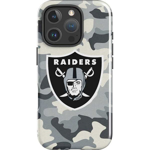 NFL Las Vegas Raiders Camo iPhone 16 Pro Impact Case