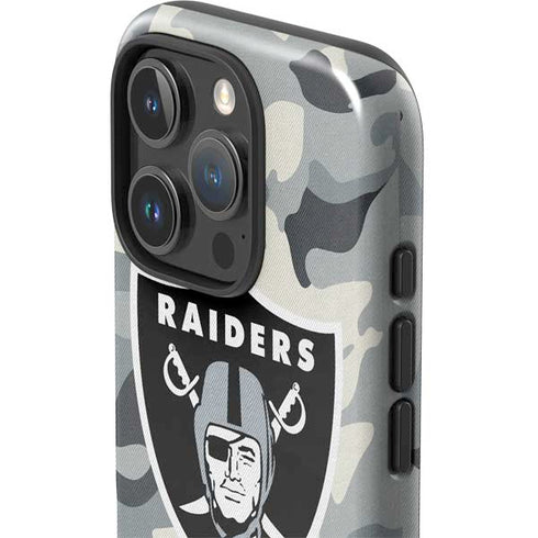 NFL Las Vegas Raiders Camo iPhone 16 Pro Impact Case