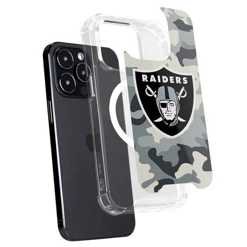 NFL Las Vegas Raiders Camo iPhone 16 Pro MagSafe Case