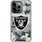 NFL Las Vegas Raiders Camo iPhone 16 Pro Max Clear Case